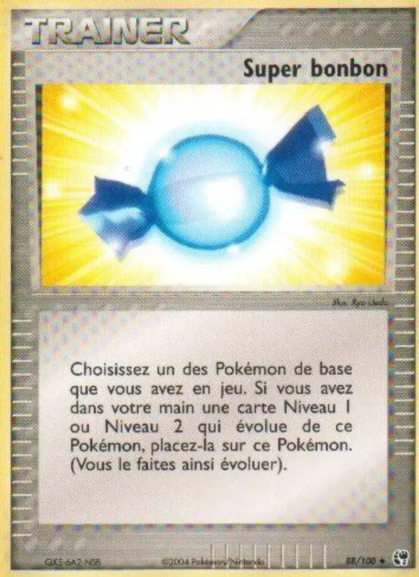 Carte Super bonbon