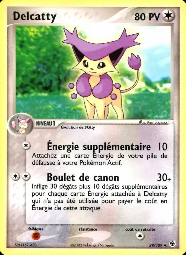 Carte Pokémon Delcatty — Rubis & Saphir