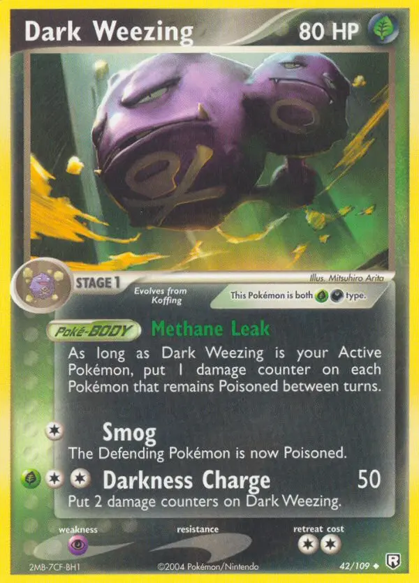 Carte Pokémon Dark Smogogo — EX Team Rocket Returns